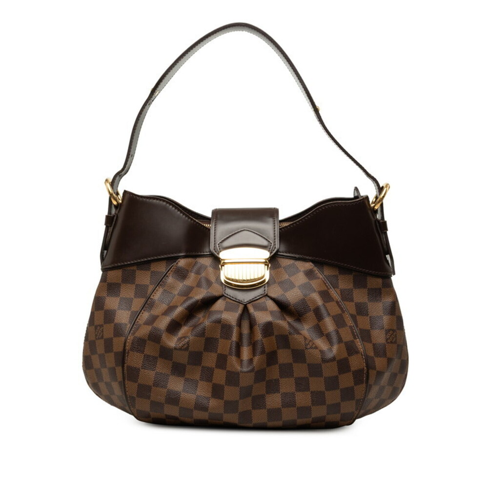 LOUIS VUITTON Brown Damier Leather Shoulder Bag